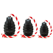 Sodapup: Grenade Super Durable Tug Toy - Black